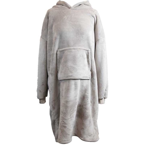 Unique Living hoodie oversized chateau grey -70x110cm