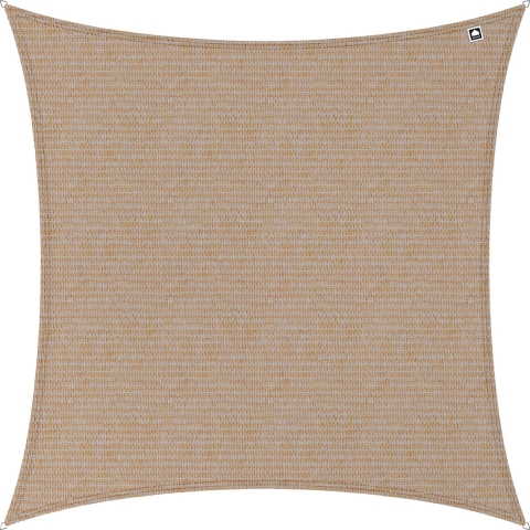 Kopu ® schaduwdoek vierkant 5x5 m 280 gram waterdoorlatend beach