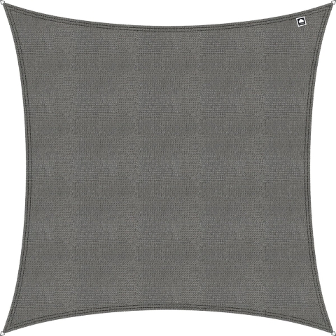Kopu ® schaduwdoek vierkant 5x5 m 280 gram waterdoorlatend -