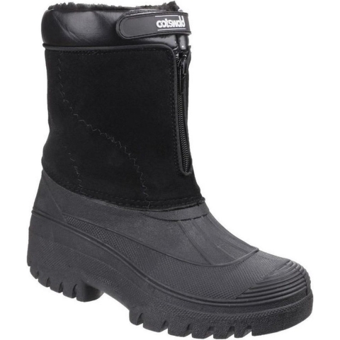 Cotswold Venture Synthetische Zwarte Regenlaarzen