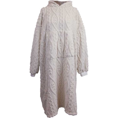 Unique Living hoodie pleun chateau grey -78x120cm