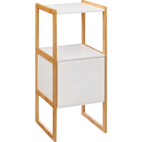 5Five Natureo halfhoge badkamerkast 33x33x80 cm wit