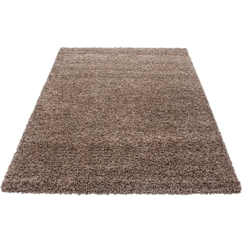 Muratap Basic shaggy vloerkleed caramel hoogpolig- 200x290 cm