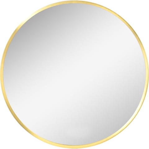 4goodz Ronde spiegel 50 cm met aluminium frame -