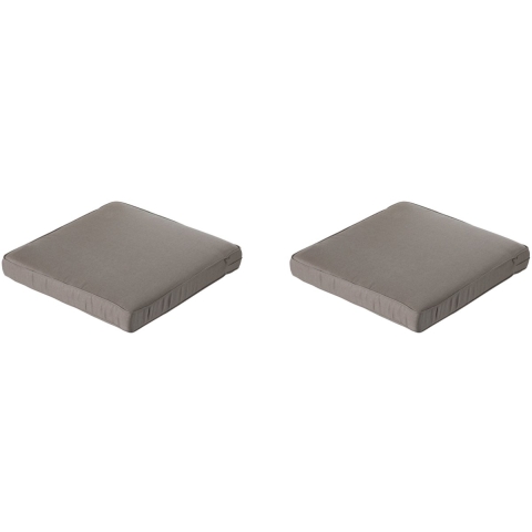 Madison lounge profi-line zitkussen rib liver ca. 73x73 cm set van 2