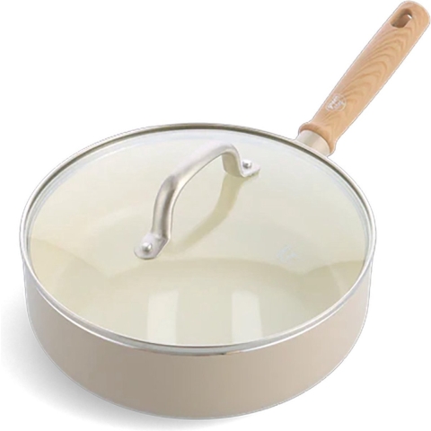 Greenchef Nordics crème hapjespan met deksel 24 cm