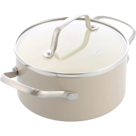 Greenchef Nordics antiaanbak kookpan crème 16 cm