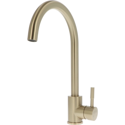 Luzzo ® iseo keukenkraan brushed brass rvs mengkraan keuken -