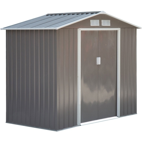 4goodz Outsunny gereedschapsschuur metaal 127x213x185 cm -