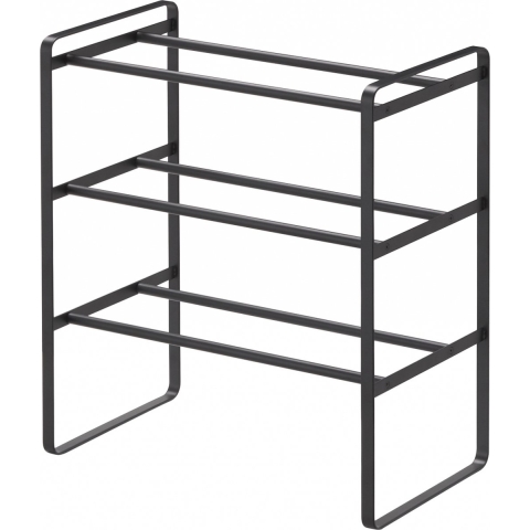 CaliCosy Uitbreidbaar schoenenrek 3 niveaus l41-70 cm