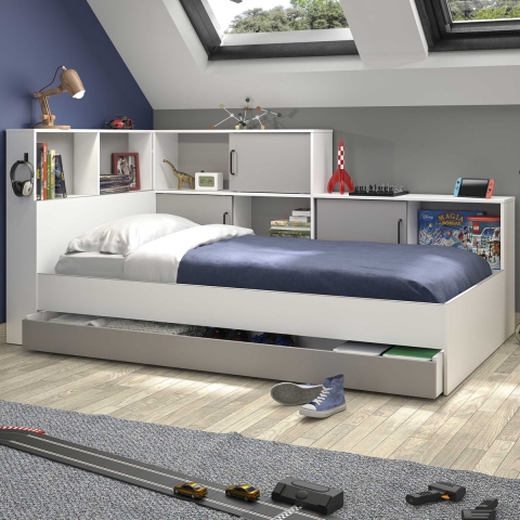 CaliCosy Bed met opbergruimte 90x200 cm erwan