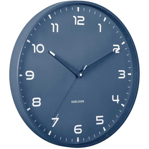 Karlsson wandklok orgullo classic blue- Ø40cm