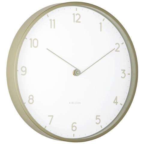 Karlsson wandklok sencillez tea green- Ø30cm