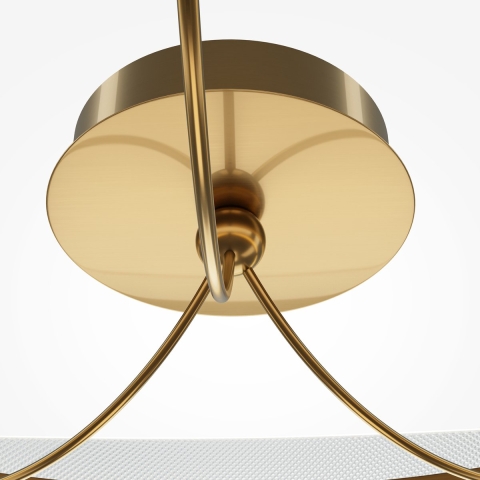 Maytoni plafondlamp breeze messing Ø60