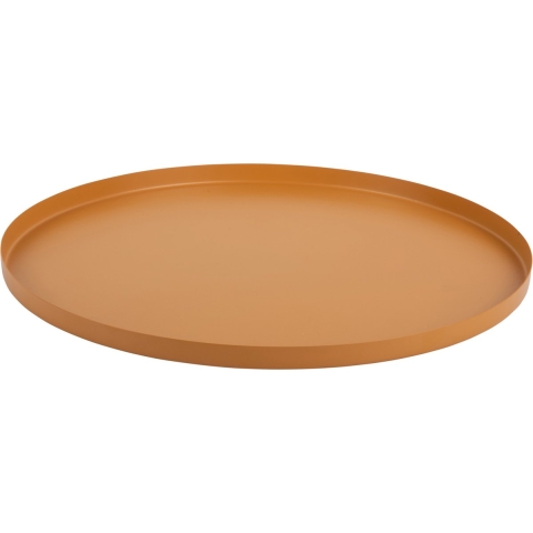 Present Time dienblad servir rond medium oker