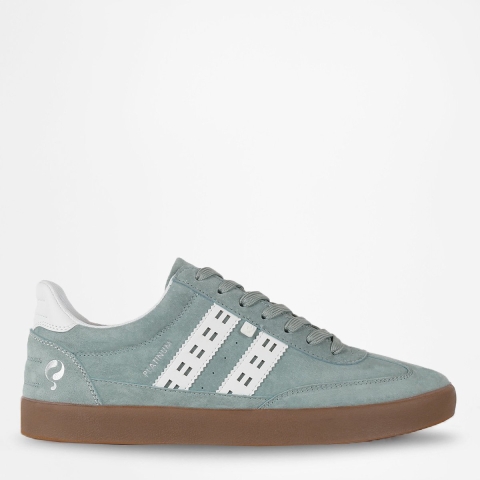 Q1905 Sneaker platinum mistgroen/offwhite