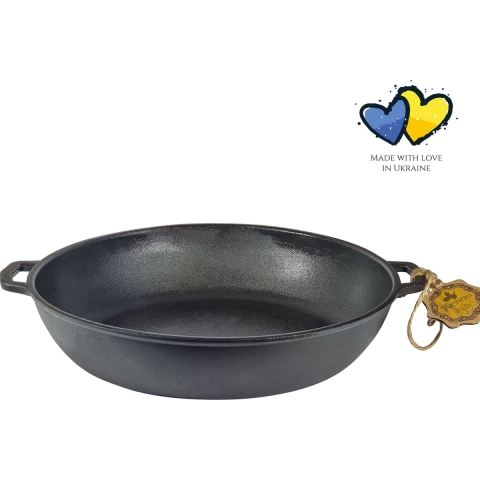 Maysternya Gietijzeren barbecuepan ø 26 x 6 cm zwart