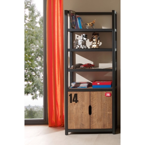 Lucevi boekenkast serie alex 80x40x200 cm