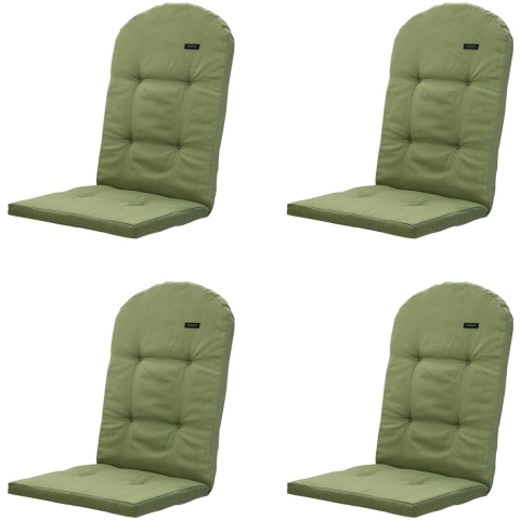 Madison tuinkussen bearchair panama sage ca. 128x48 cm set van 4