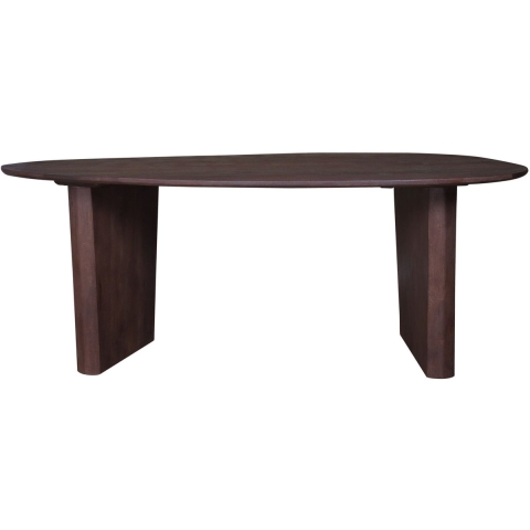 Home67 Eettafel rudo 220 x 110 cm espresso mangohout