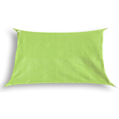 Hanse® Schaduwdoek rechthoek waterdoorlatend 2x4 m zonnedoek lime