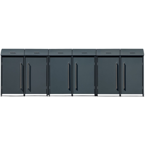 Westmann Moderna containerombouw afvalbak kliko ombouw 6 containers