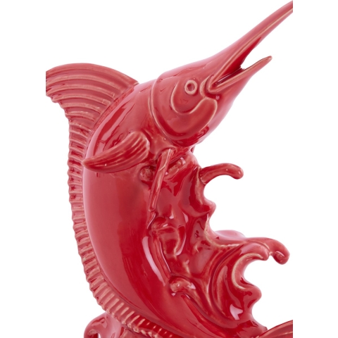 Light & Living ornament swordfish 33x16.5x43.5cm -