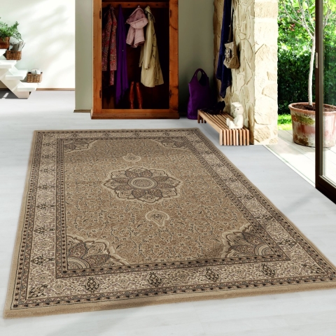 Muratap Isfahan oosters klassiek laagpolig vloerkleed 80x150 cm