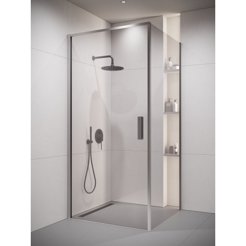 Badplaats Douchecabine alava 100 x 100 x 190 cm chroom douchewand met