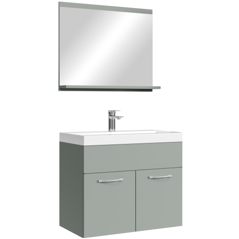 Badplaats Badkamermeubel montreal set 02 60 x 35 cm mat badmeubel met