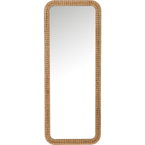 J-Line Mirror rectangle fir wood/glass natural