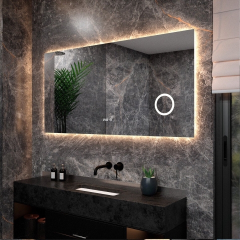 Mirlux Badkamerspiegel 160x80cm frameloos