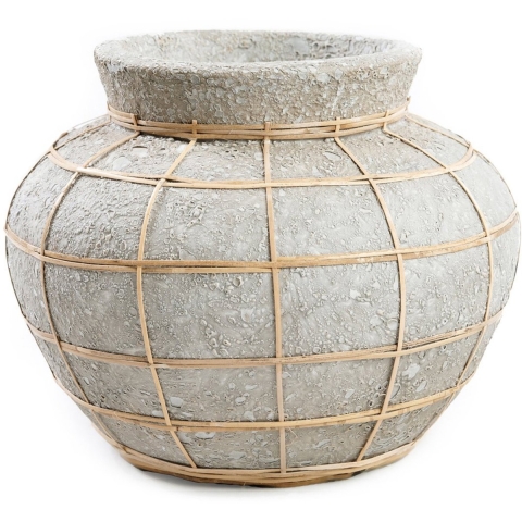 Bazar Bizar The belly vase concrete natural s