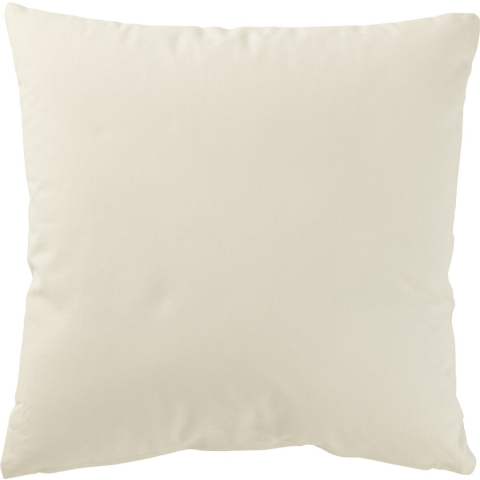 J-Line Cushion christmas trees embossed cotton white/gold