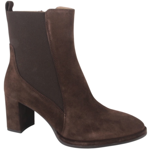 Unisa Luanco bs brown dames enkellaarzen gekleed