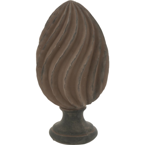J-Line Decorative abstract pineapple polyresin brown/black