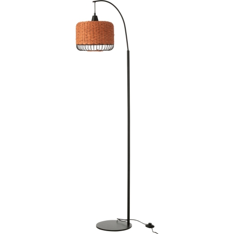 J-Line Floor lamp lantern metal orange