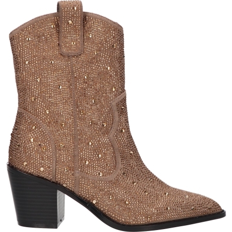La Strada 2303493-2225 dk taupe dames enkellaarzen gekleed