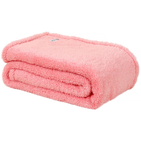 DoubleDry Teddy fleece deken ultrazacht 130x170 cm -