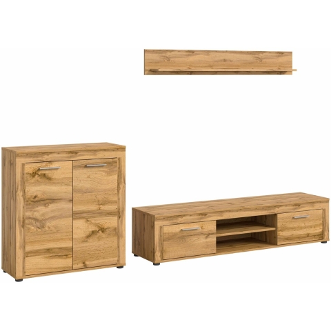 Furnilux Jam woonkamercombinatie wotan oak nb
