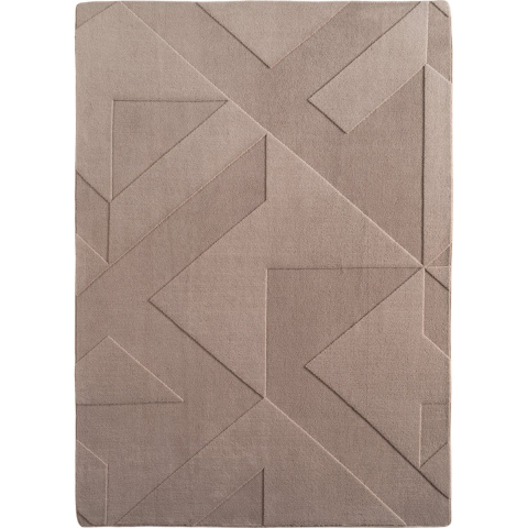 Muratap Japandi vloerkleed hoogpolig scandinavisch abstract design 3d-effect -