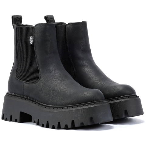 Buffalo Aspen Chelsea Laarzen Zwart Dames