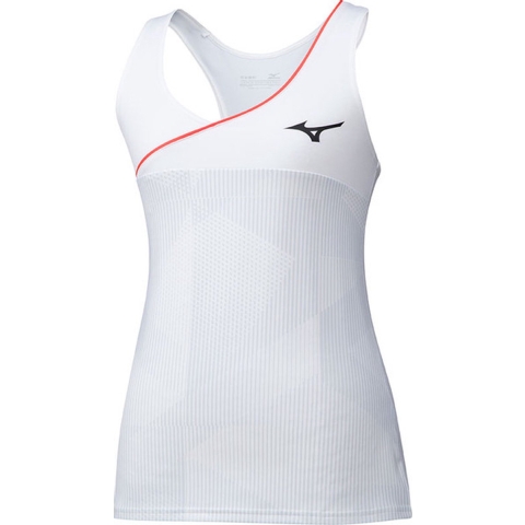 Mizuno Bedrukte Witte Damestanktop