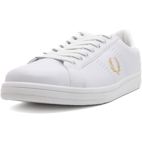 Fred Perry Cupsole Leren Witte Sneakers Voor Heren