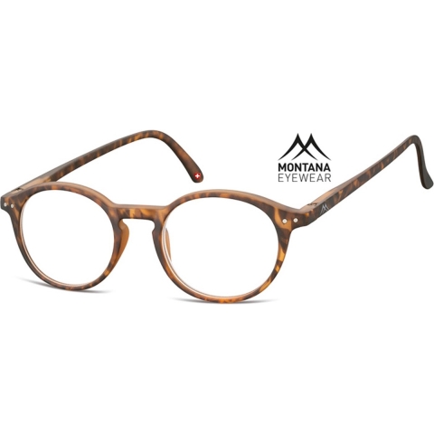 Montana leesbril bril MR65-A MATTE BROWN TURTLE MEN MEN Women +3,00