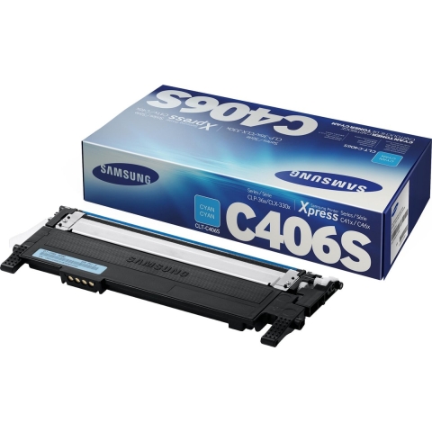 Samsung CLT-C406S Toner Cyaan 1k