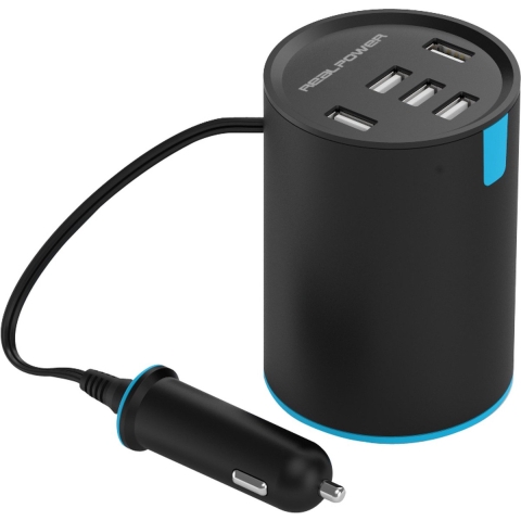 Ultron RealPower Car Charger Tube 5poort