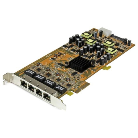 Startech 4 Port Gigabit PoE PCIe Network