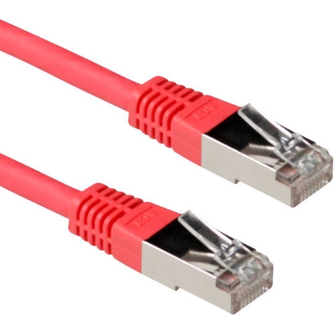 ACT Rode 10 meter LSZH SFTP CAT6A patch