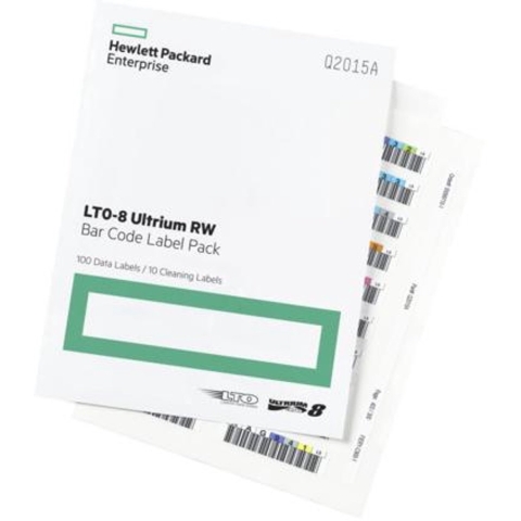 HPE LTO8 Ultrium Barcode Label RW